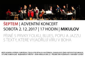 Adventní koncert ŠEPTEM - Mikulov 2017-12-02